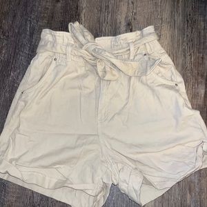 Paperbag High Waisted Shorts